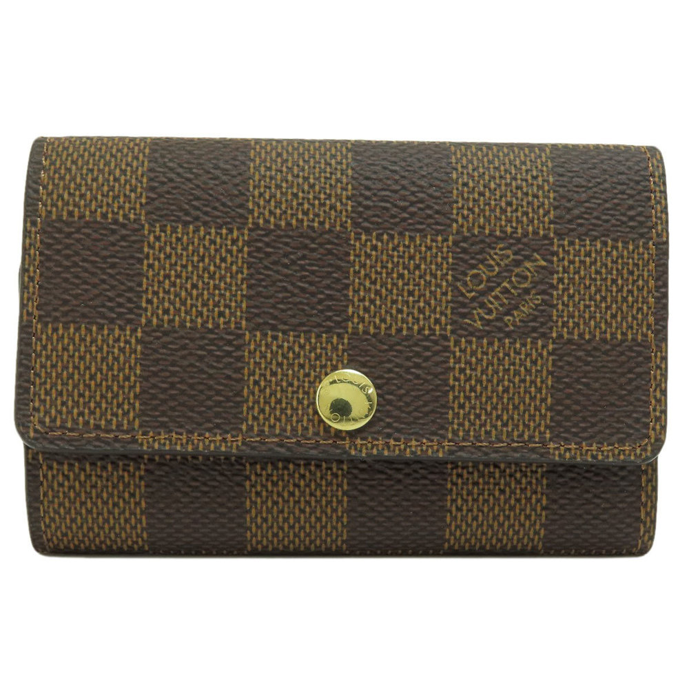 Louis Vuitton Multicle 6 Damier Ebene Key Case Damier Canvas